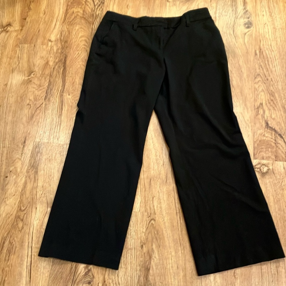 Ann Taylor Classic Black Women's dress pants size 12 wide leg